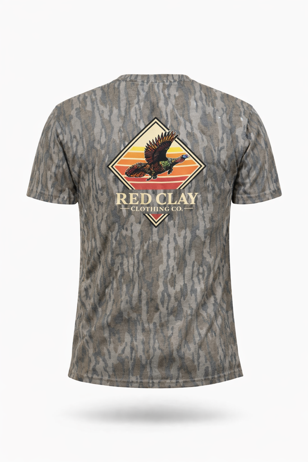 "Retro Thunderbird" Original Mossy Oak Bottomland Washed Out Tee
