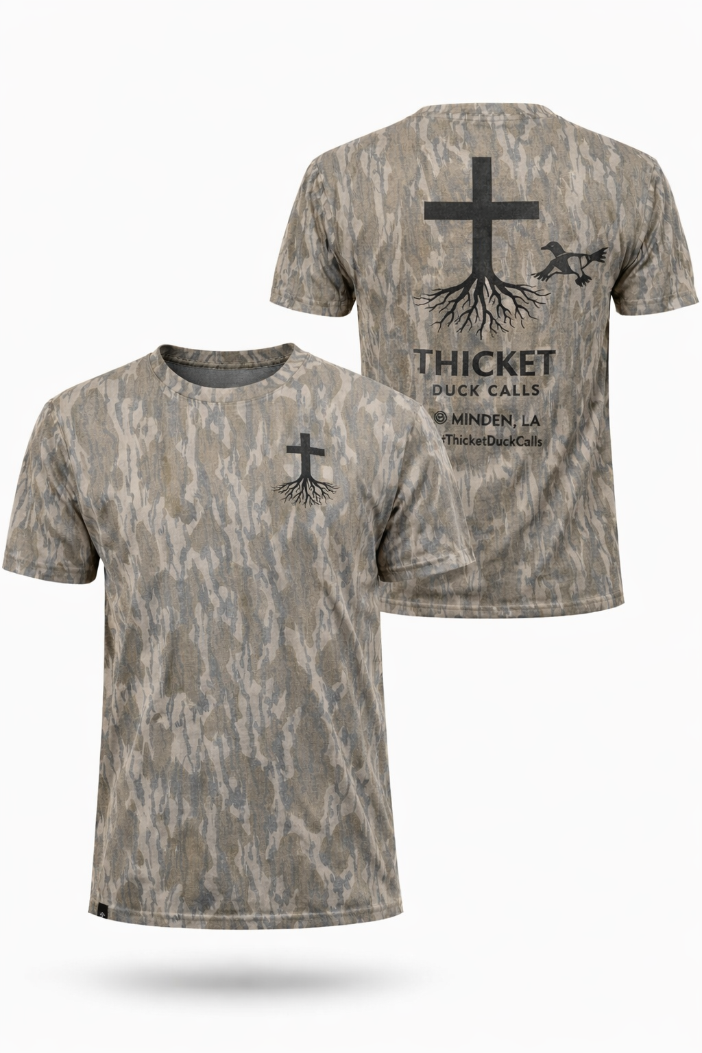 CUSTOM MERCH FOR YOUR BUSINESS MOSSY OAK WASHED OUT TEE